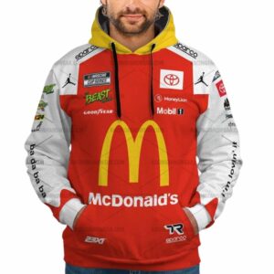Tyler Reddick Nascar Racing 2024 McDonalds All Over Print Hoodie