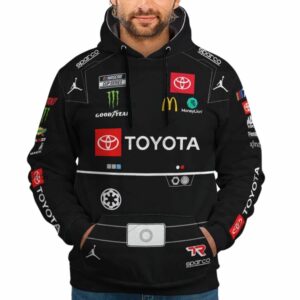 Tyler Reddick Nascar Racing 2024 Toyota Uniform All Over Print Hoodie