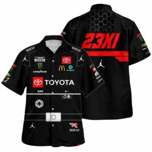 Tyler Reddick Nascar Racing 2024 Toyota Uniform Hawaiian Shirt