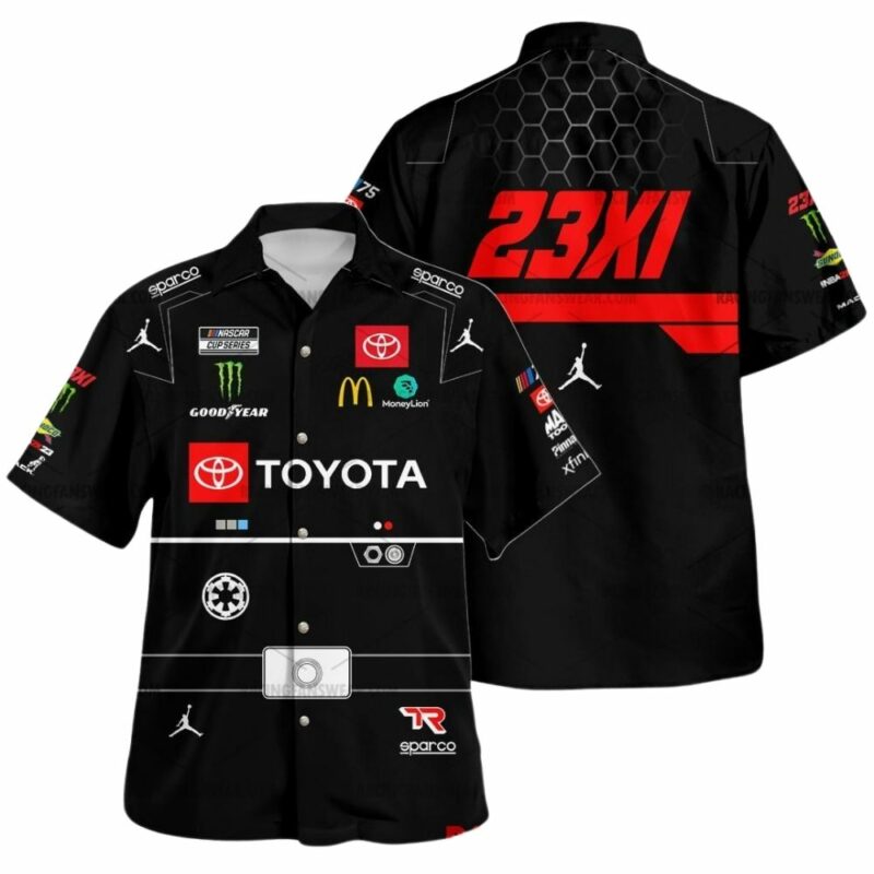 Tyler Reddick Nascar Racing 2024 Toyota Uniform Hawaiian Shirt 1