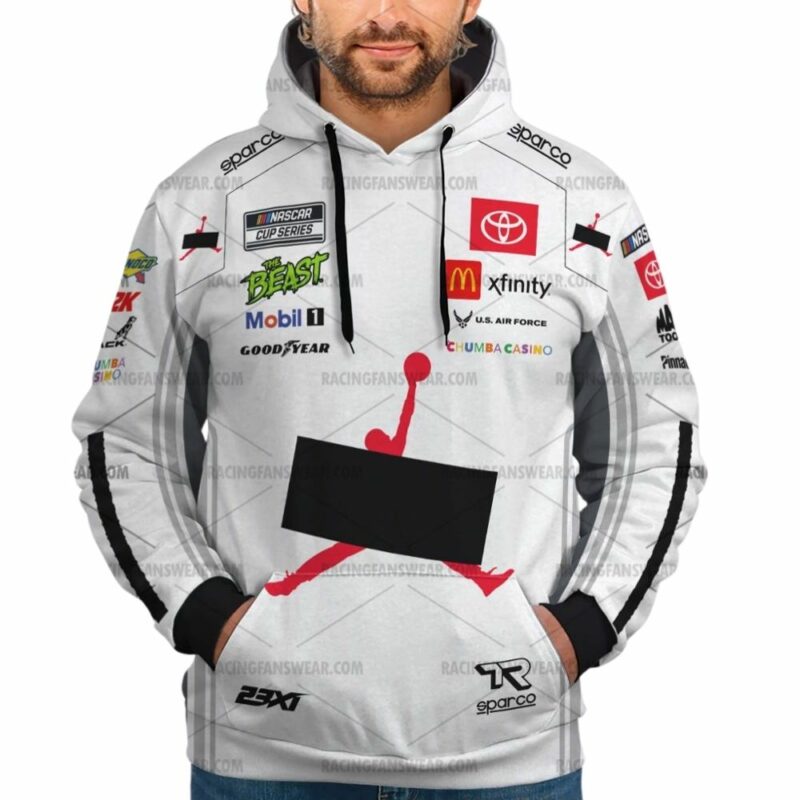 Tyler Reddick Nascar Racing 2025 Mcdonalds Toyota And Mobil 1 Uniform 3D Hoodie 1
