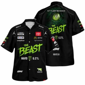Tyler Reddick Nascar Racing 2025 The Beast Uniform Hawaiian Shirt