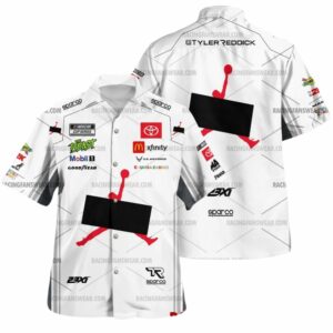 Tyler Reddick Nascar Racing 2025 Uniform Hawaiian Shirt