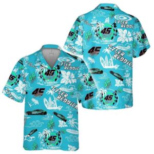 Tyler Reddick Nascar Racing Floral Flower Tropical Hawaiian Shirt