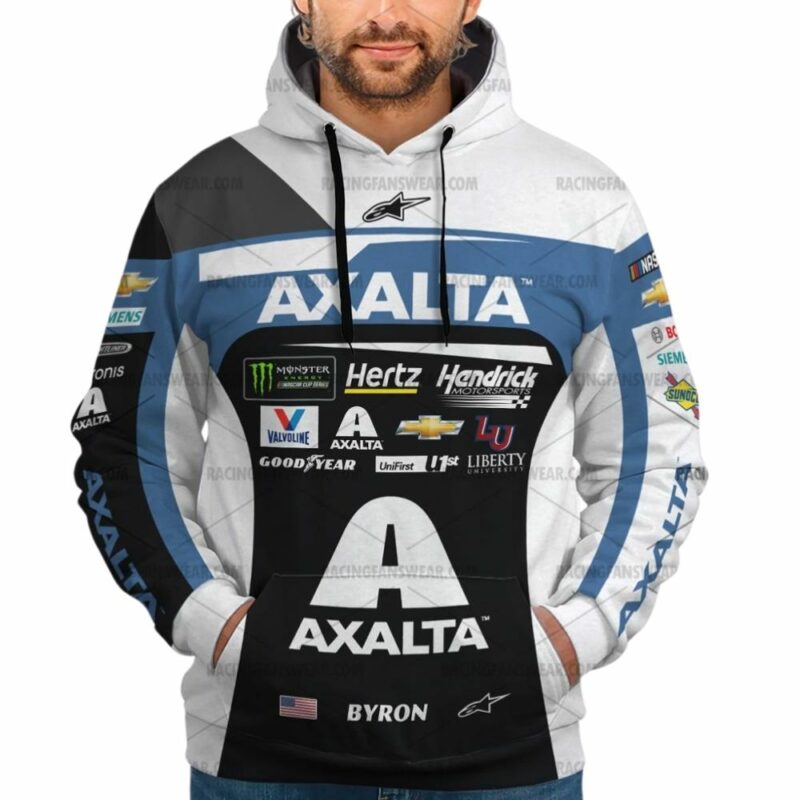 William Byron Axalta Nascar Racing Uniform 3D Hoodie 1