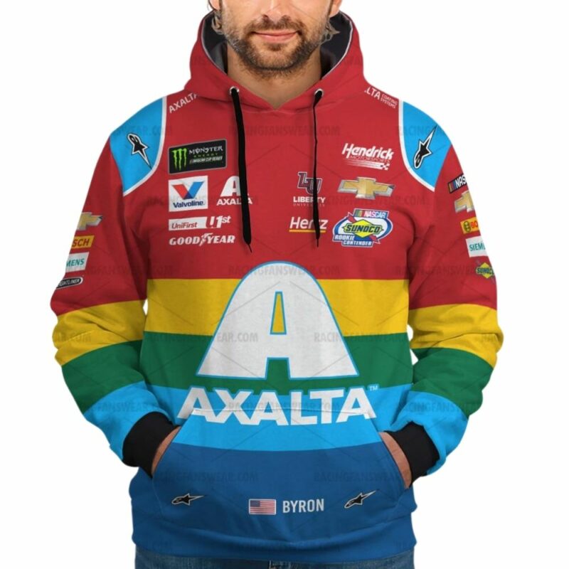 William Byron Nascar Axalta 2018 Racing Uniform 3D Hoodie 1