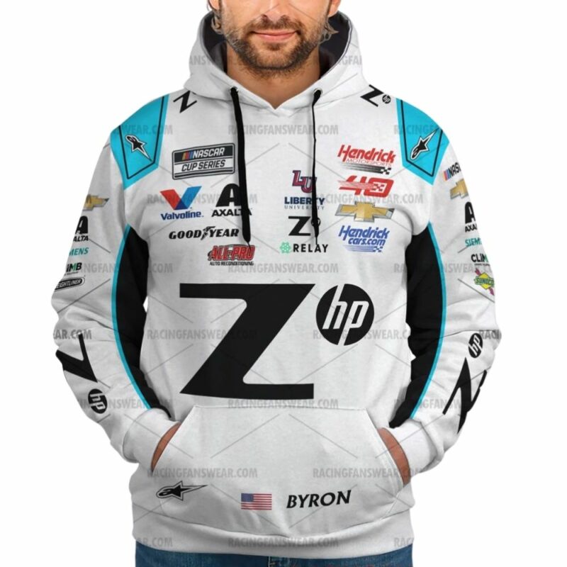 William Byron Nascar Racing 2024 Hendrick Motorsports Z Hp Uniform 3D Hoodie 1