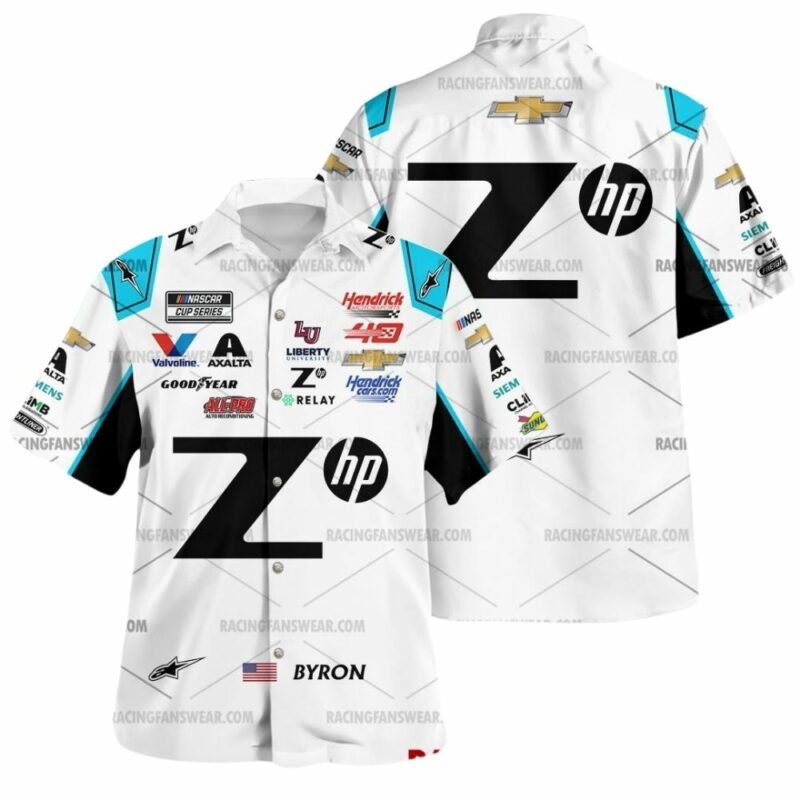 William Byron Nascar Racing 2024 Hendrick Motorsports Z Hp Uniform Hawaiian Shirt 1