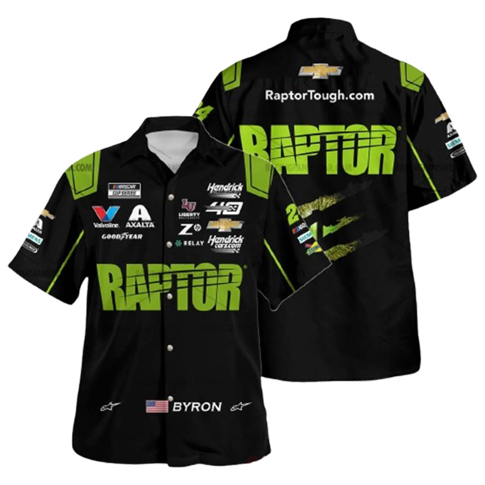 William Byron Nascar Racing Hendrick Motorsports Raptor Uniform 1 Shirt