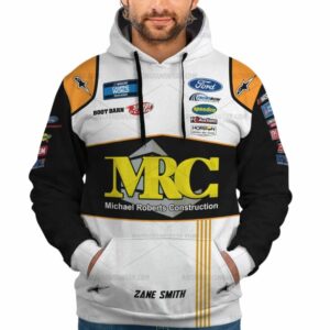 Zane Smith Nascar 2022 Racing MRC Uniform All Over Print Hoodie
