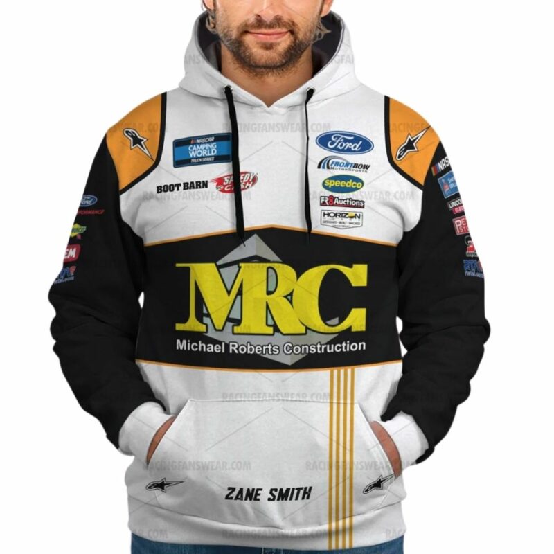 Zane Smith Nascar 2022 Racing Mrc Uniform 3D Hoodie 1