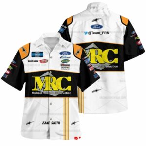 Zane Smith Nascar 2022 Racing MRC Uniform Hawaiian Shirt