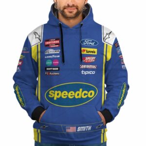 Zane Smith Nascar Racing 2023 Speedco Uniform All Over Print Hoodie